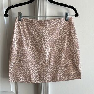 Wild Fable Leopard Print Mini Skirt